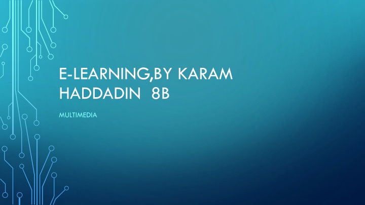 e learning by karam haddadin 8b