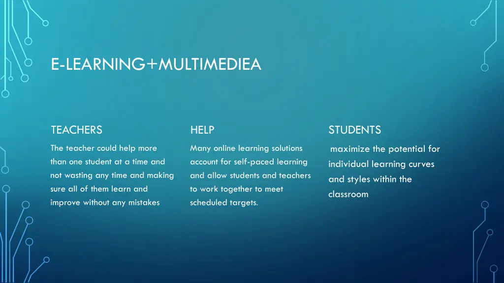 e learning multimediea