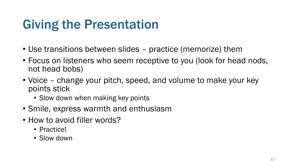 giving the presentation 1