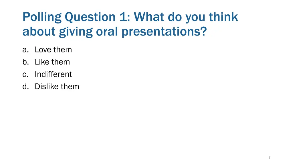 polling question 1 what do you think about giving