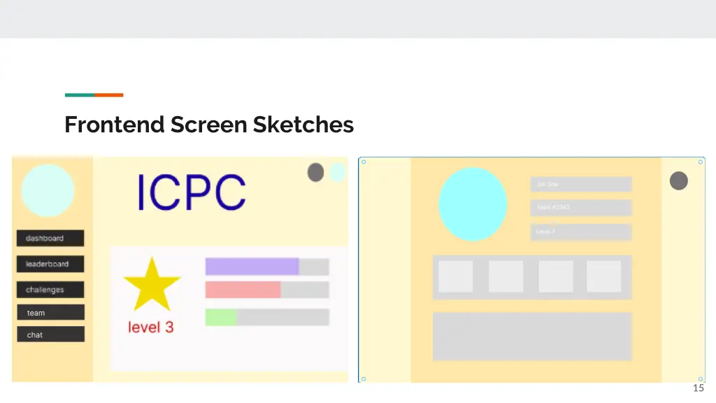frontend screen sketches 1