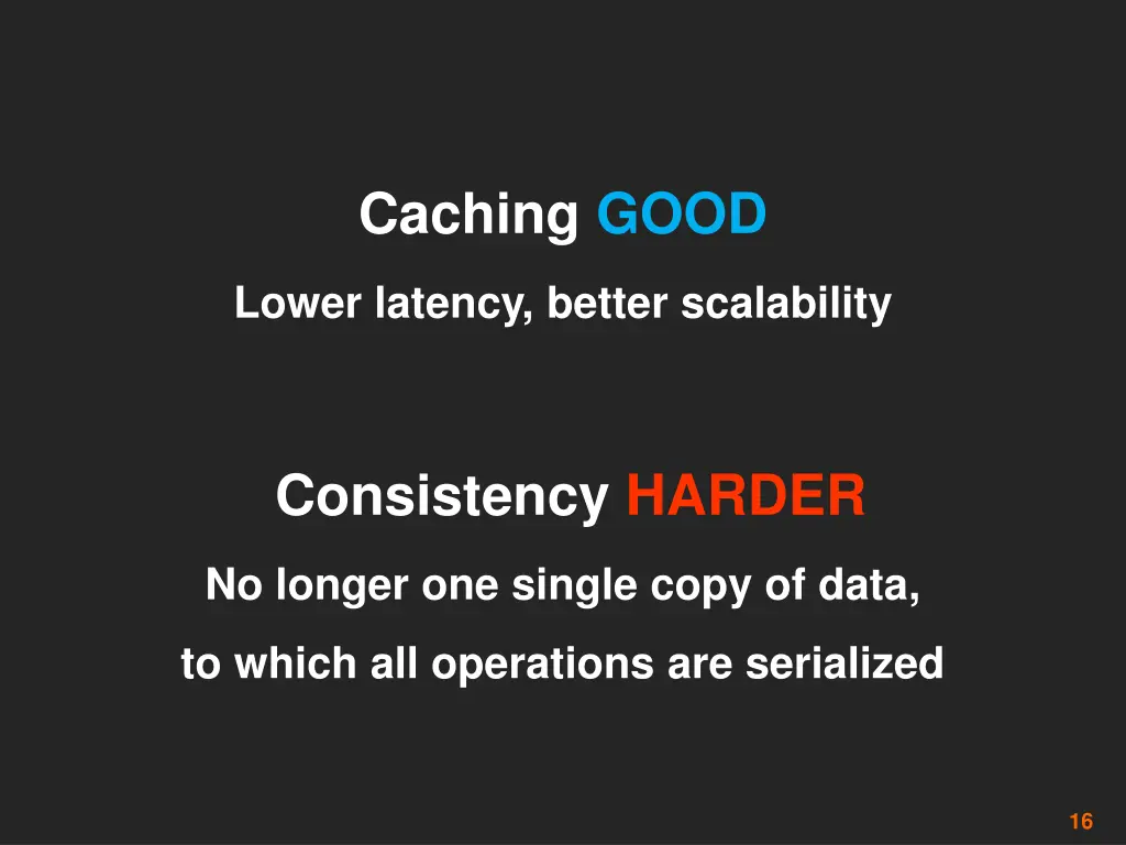 caching good