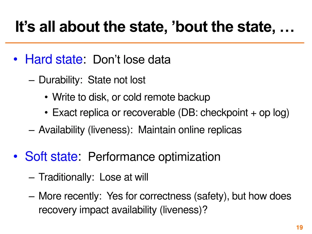 it s all about the state bout the state