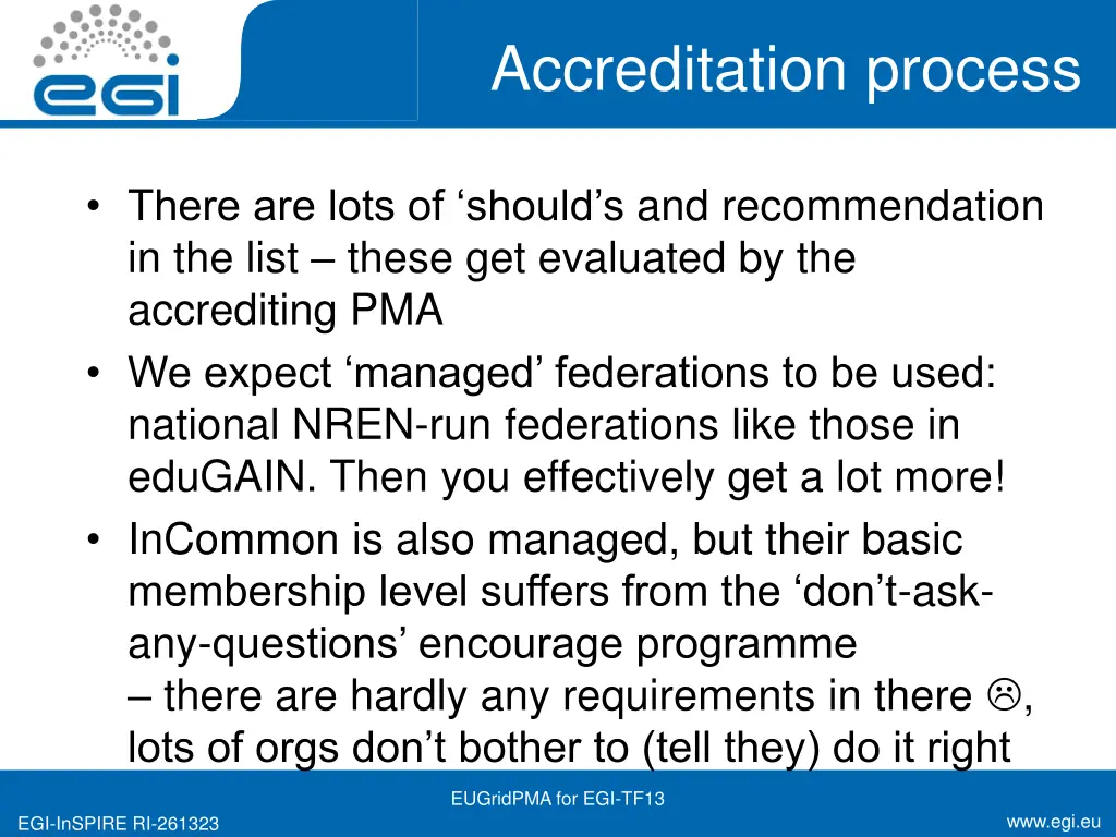 accreditation process