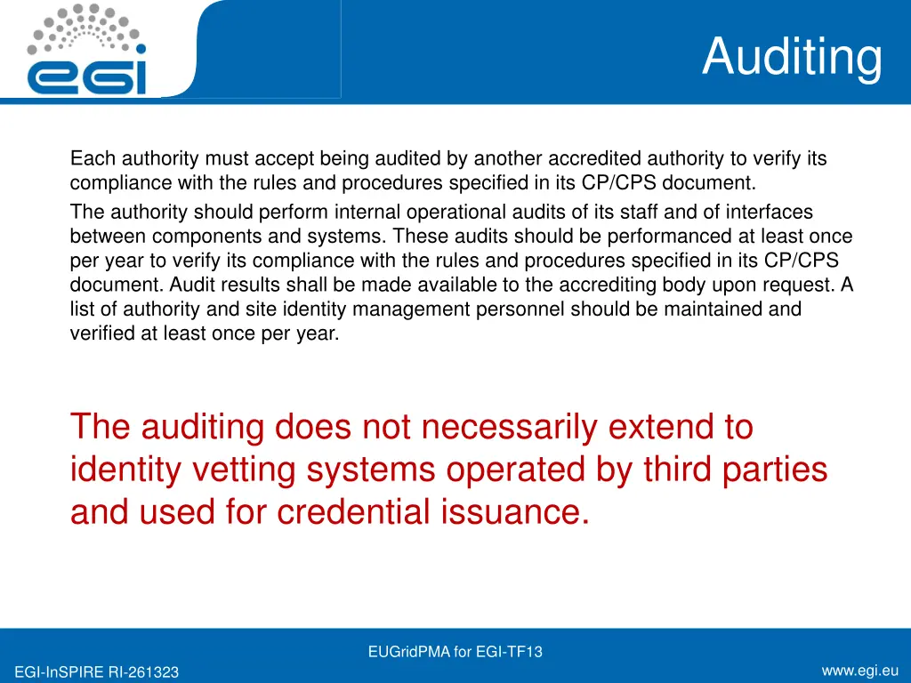 auditing