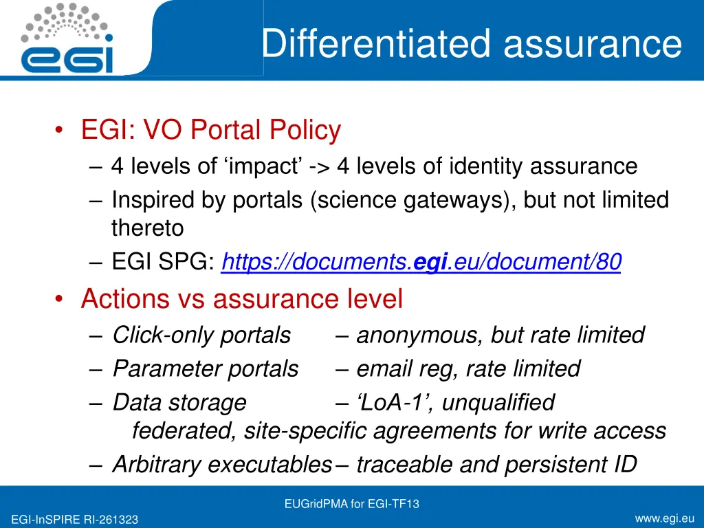 differentiated assurance