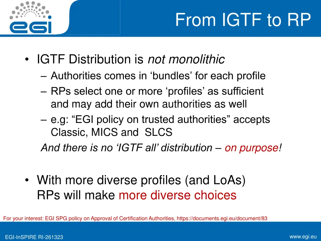 from igtf to rp