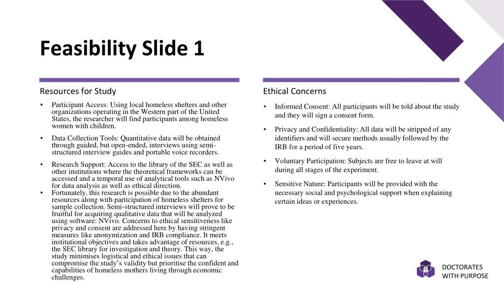 feasibility slide 1
