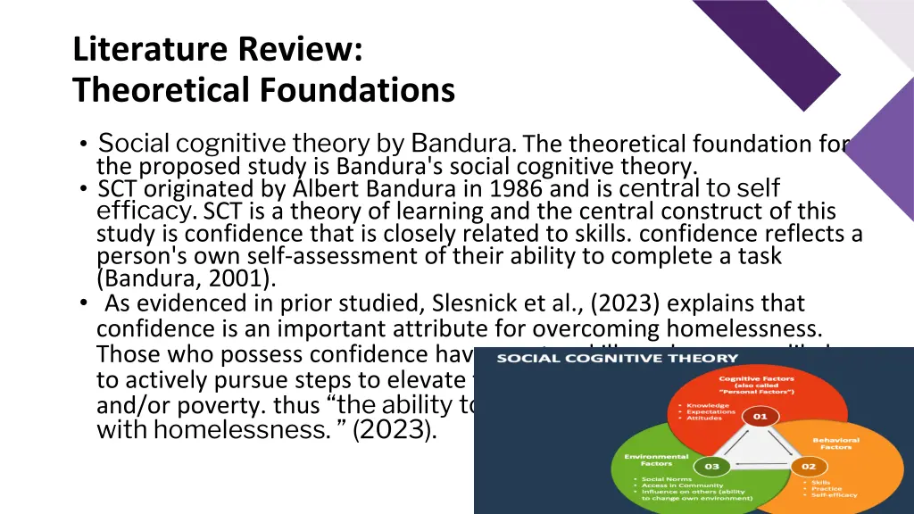 literature review theoretical foundations