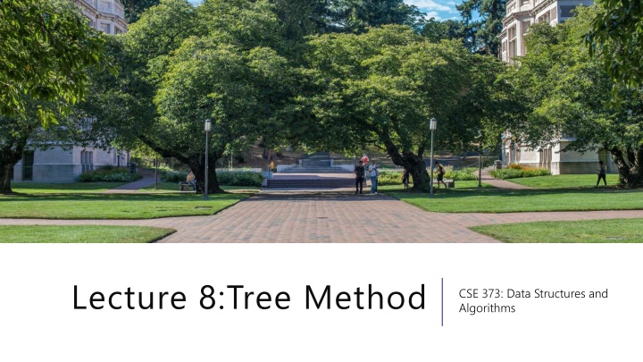 lecture 8 tree method