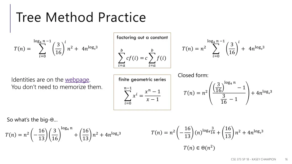 tree method practice 1