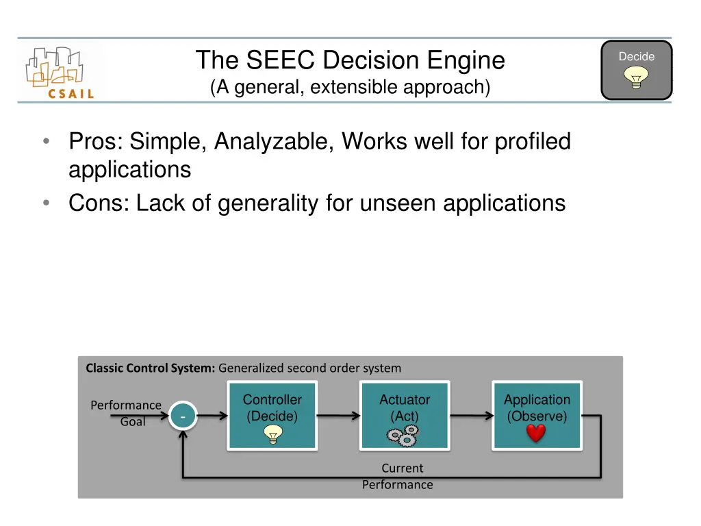 the seec decision engine a general extensible