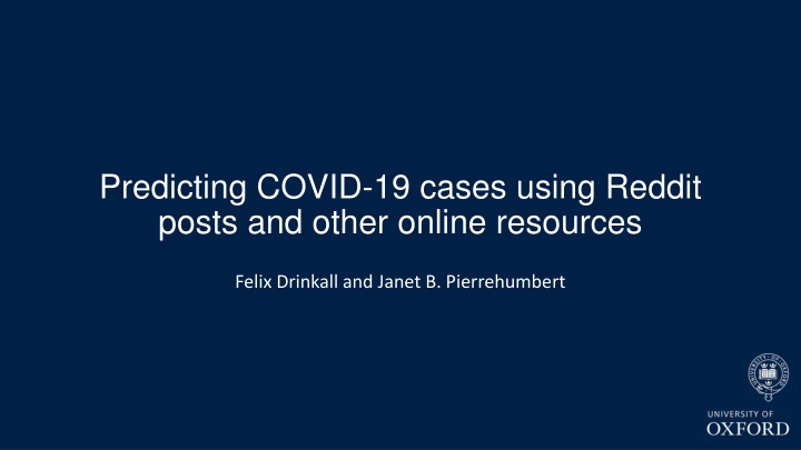 predicting covid 19 cases using reddit posts