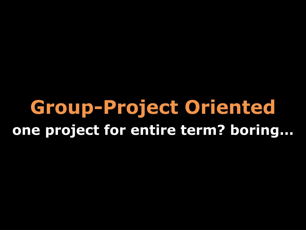 group project oriented https www youtube 2