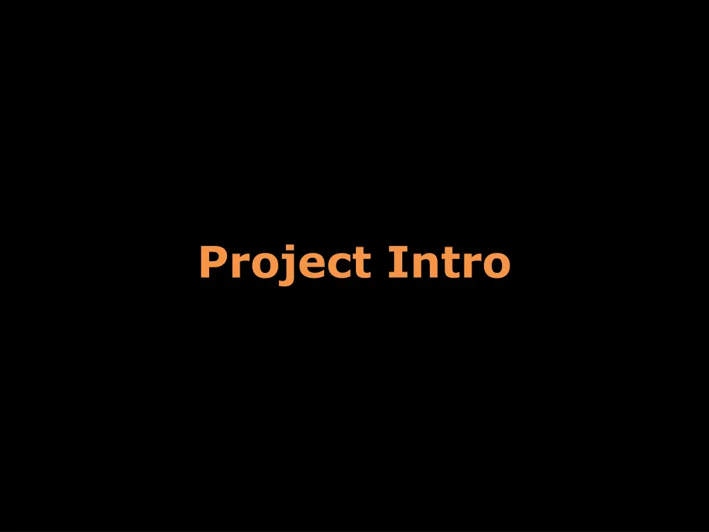 project intro