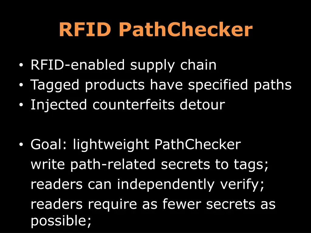 rfid pathchecker