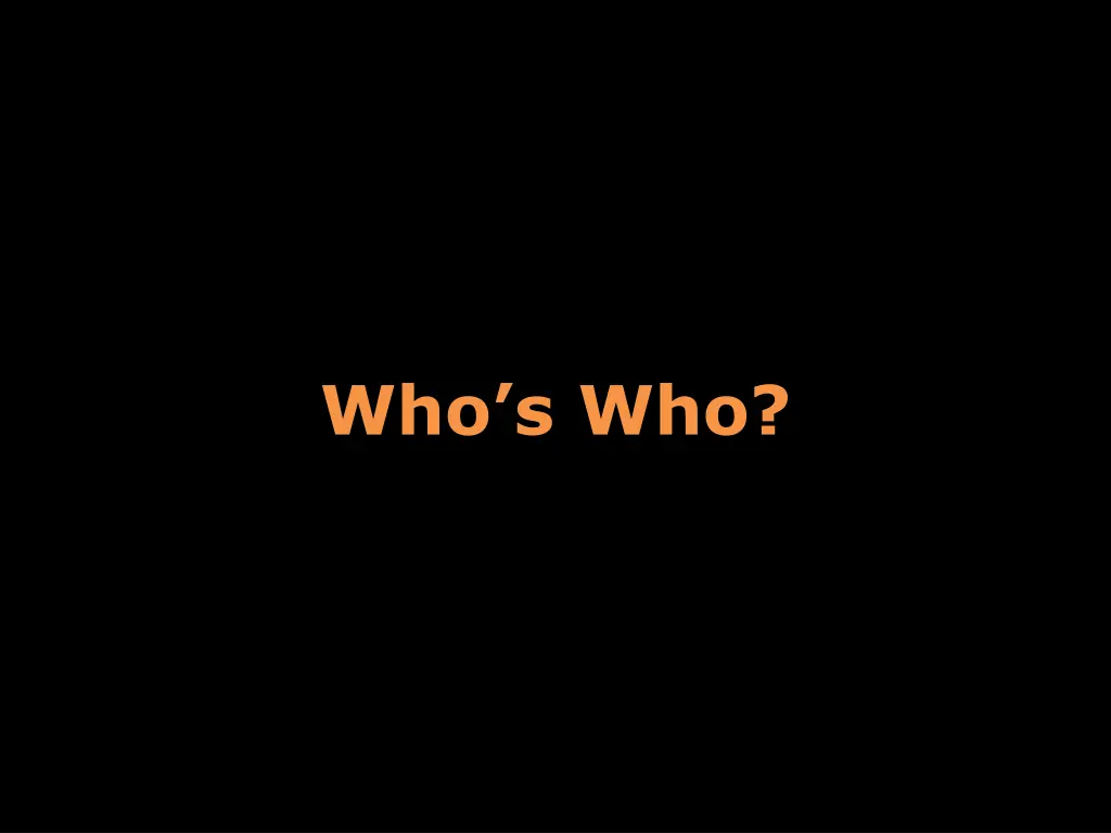 who s who