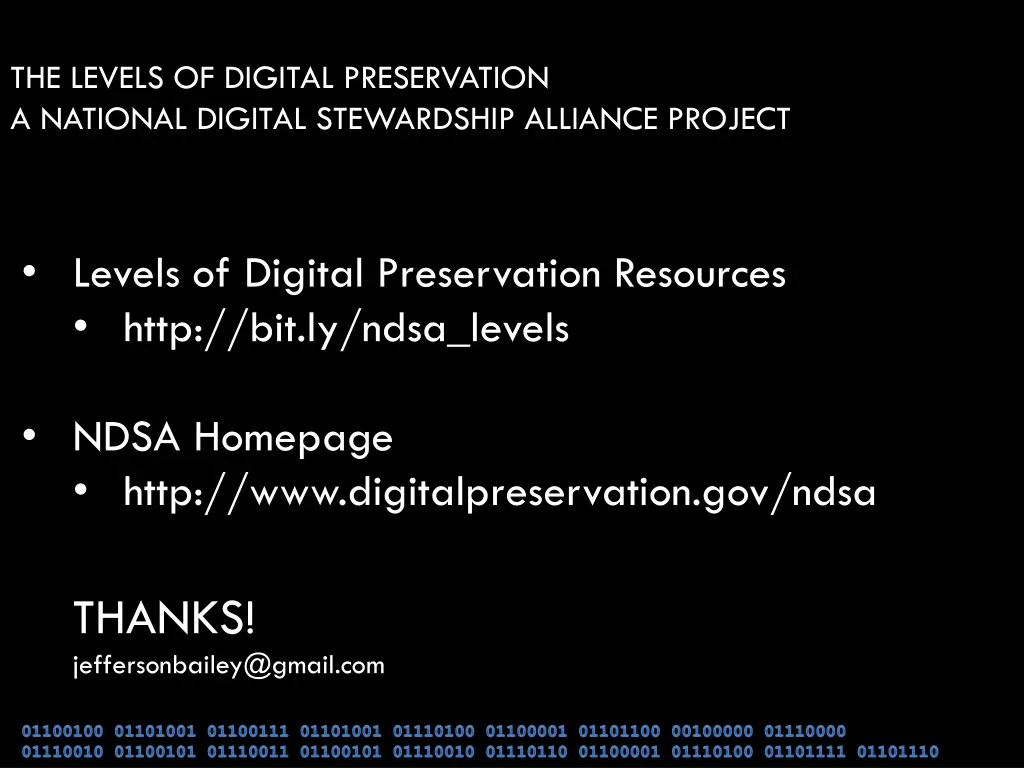 the levels of digital preservation a national 1