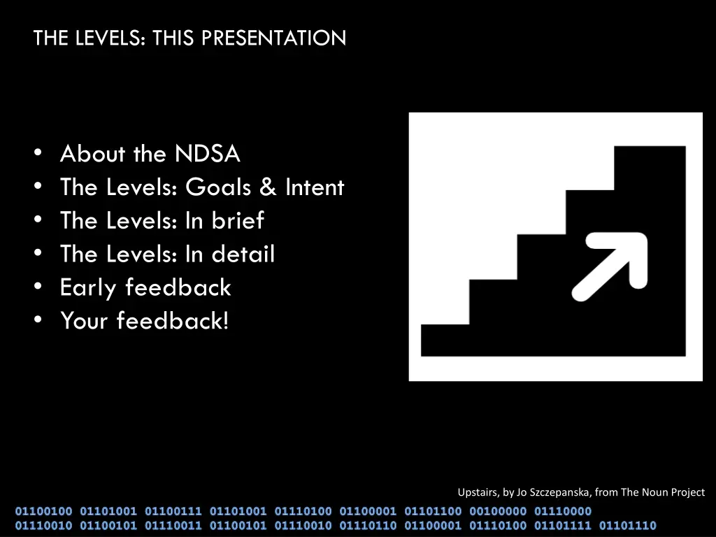 the levels this presentation