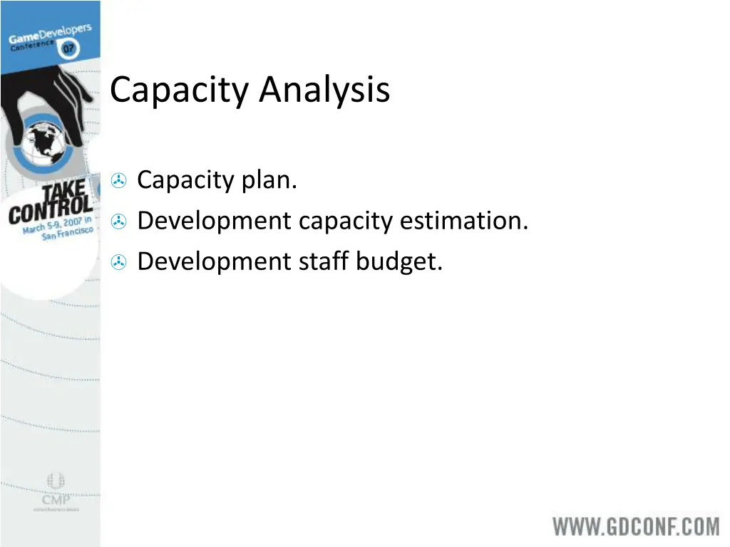 capacity analysis