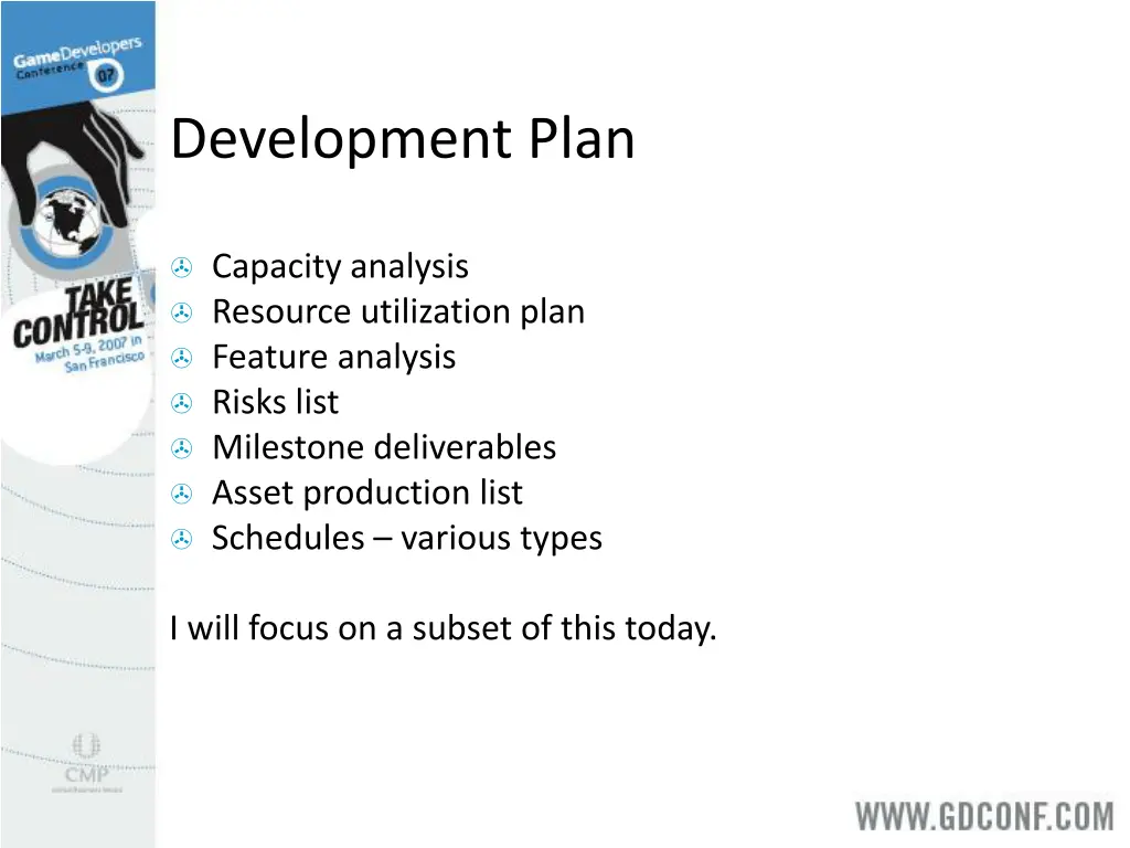 development plan 1