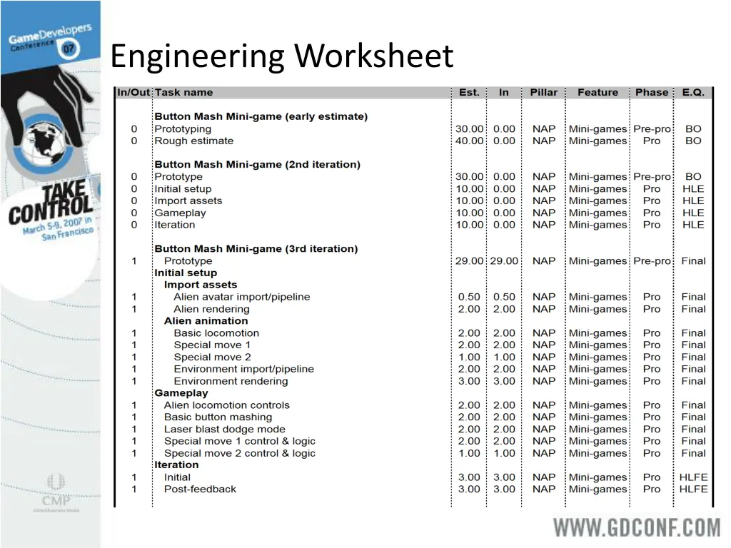 engineering worksheet 1