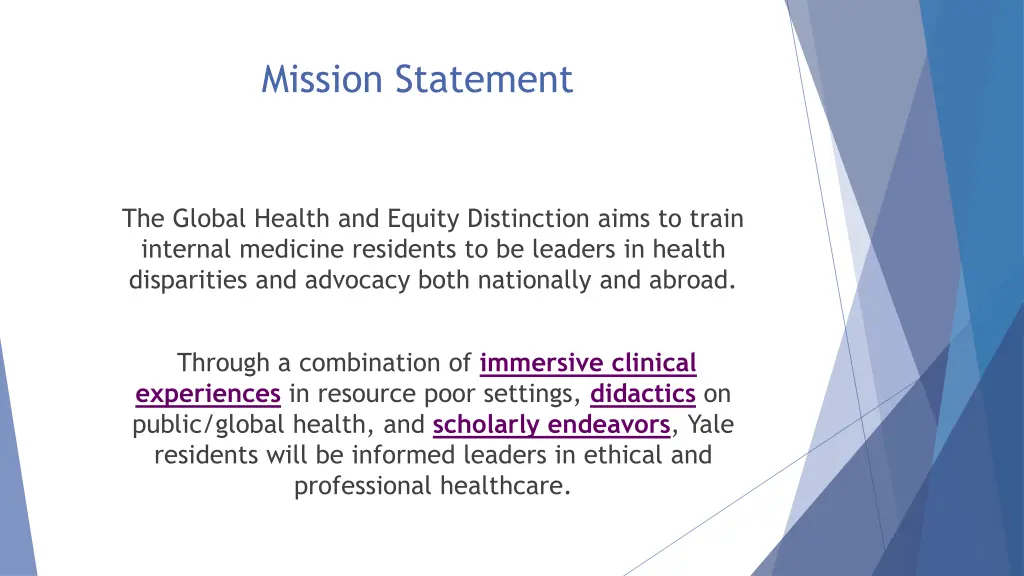 mission statement