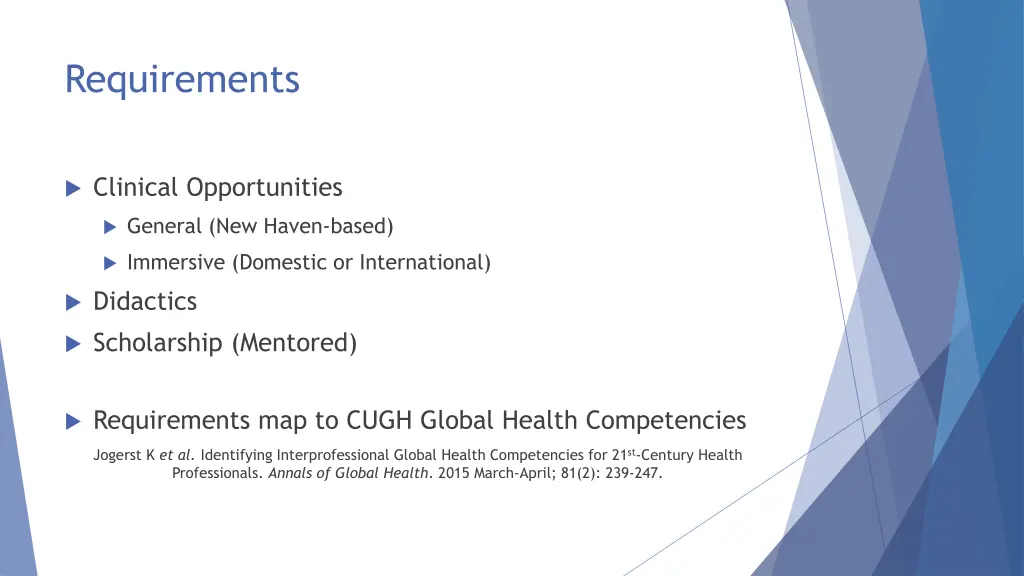 requirements