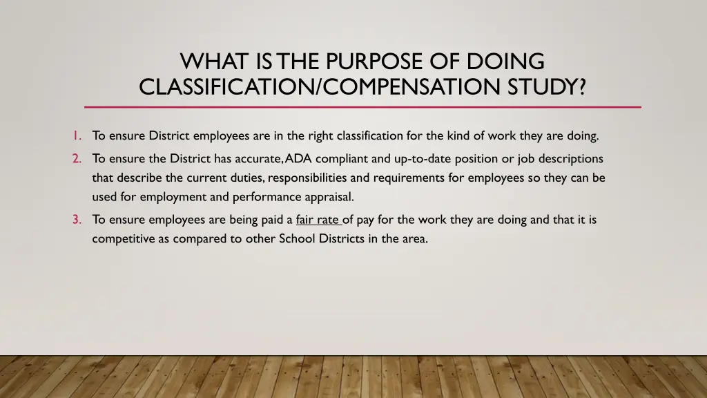 what is the purpose of doing classification