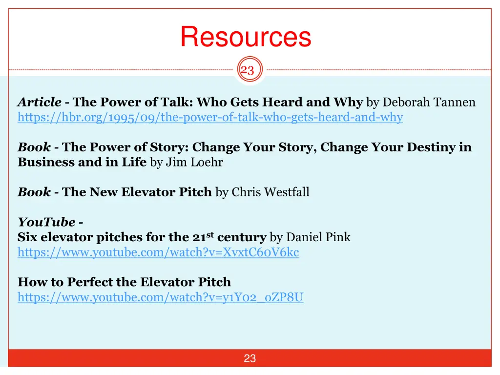 resources