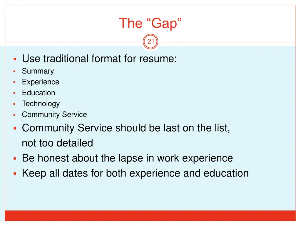 the gap