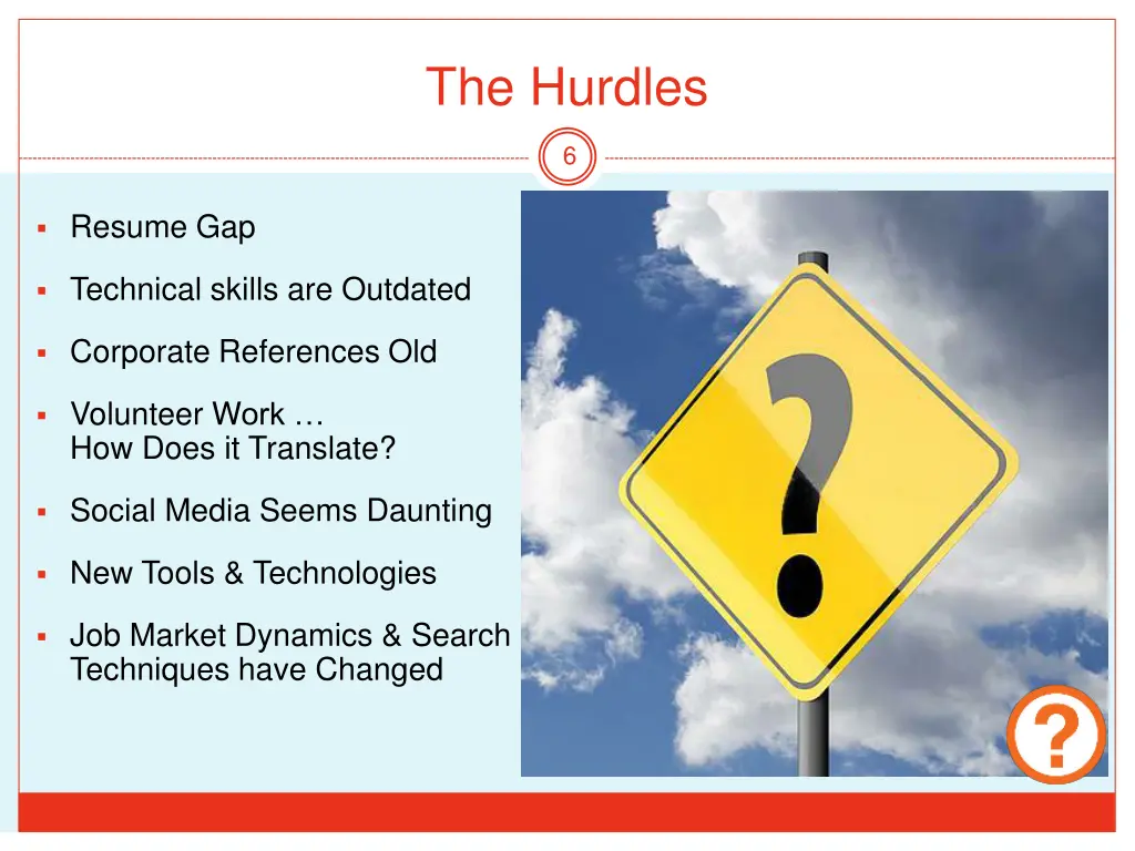the hurdles