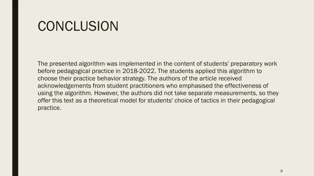 conclusion