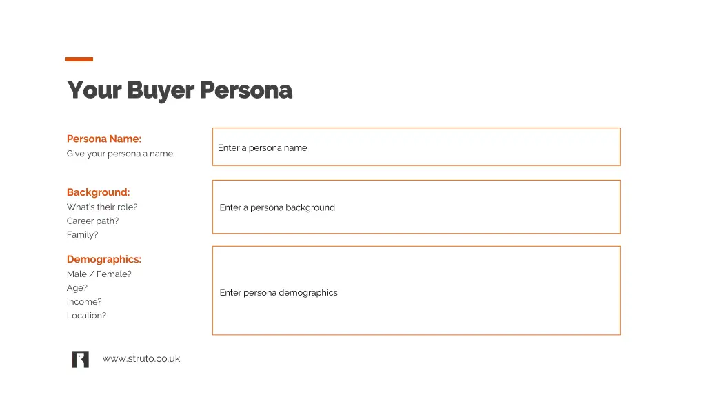 your buyer your buyer persona