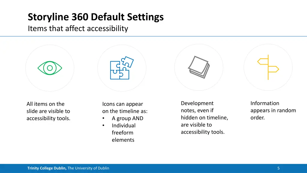 storyline 360 default settings items that affect