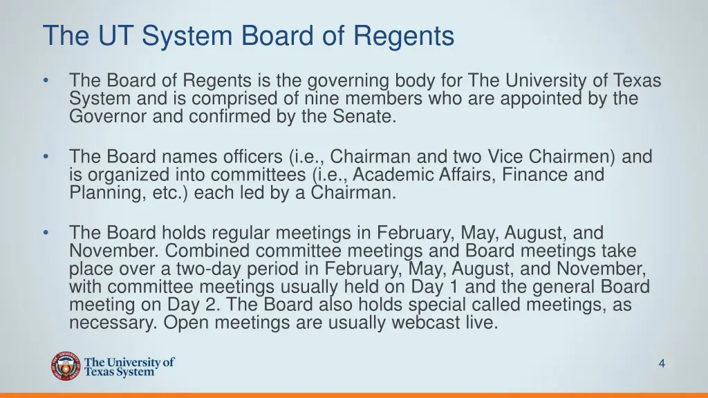 the ut system board of regents