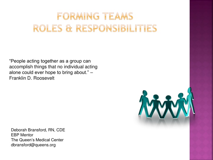 forming teams roles responsibilities