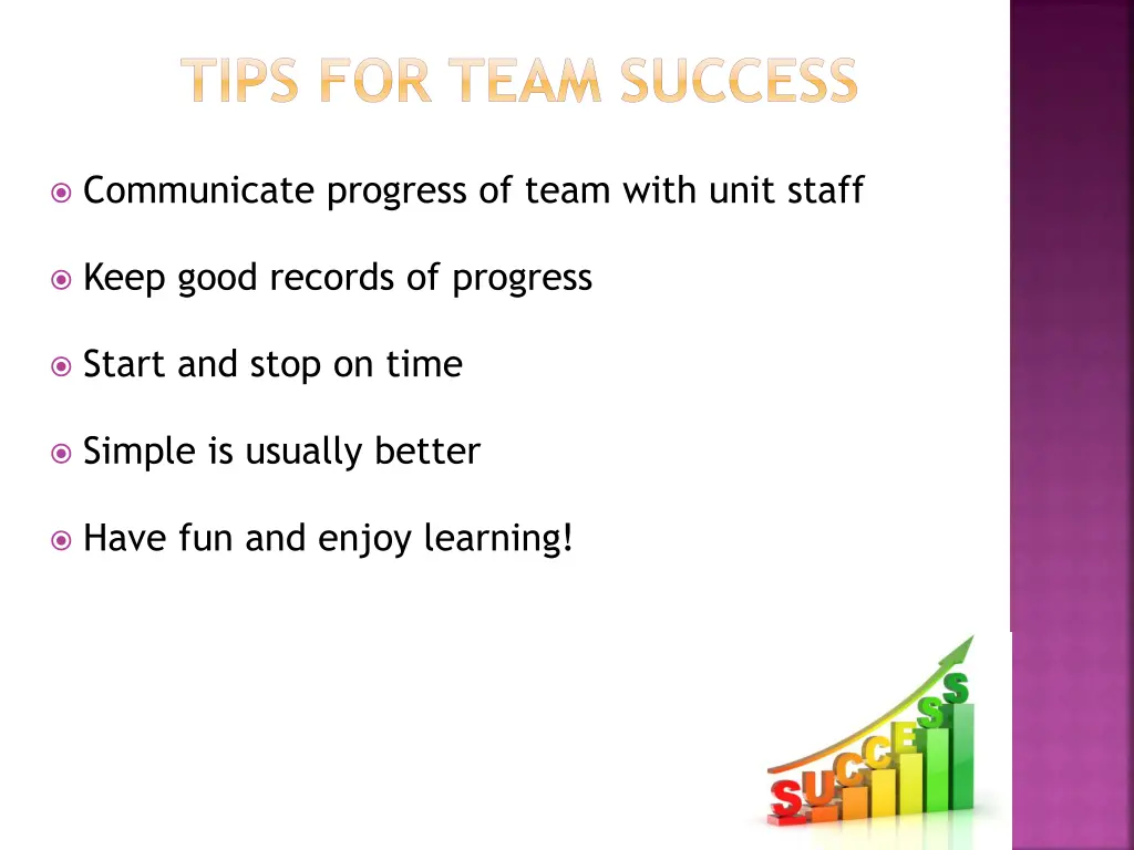tips for team success 1