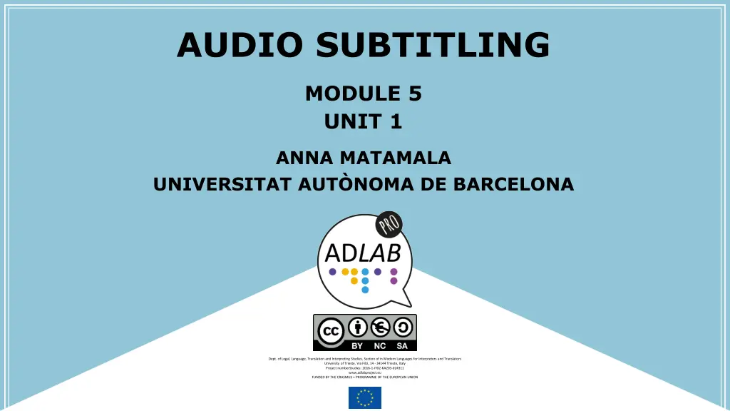 audio subtitling 2