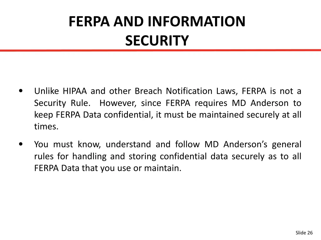 ferpa and information security
