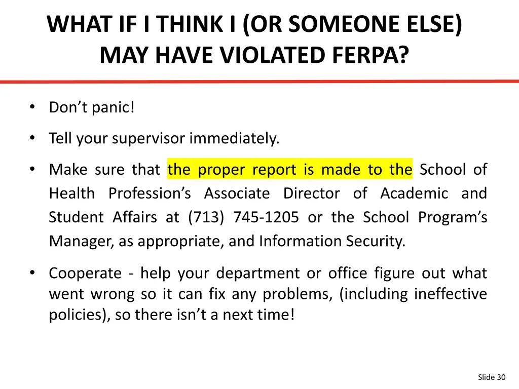 what if i think i or someone else may have