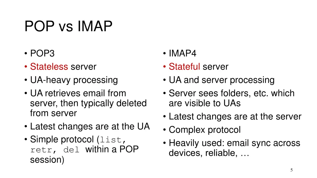 pop vs imap