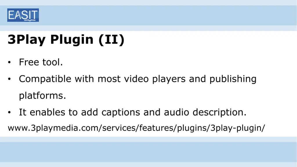 3play plugin ii