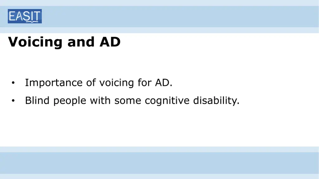 voicing and ad