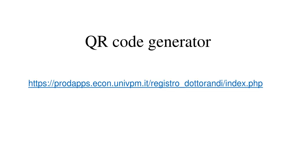 qr code generator