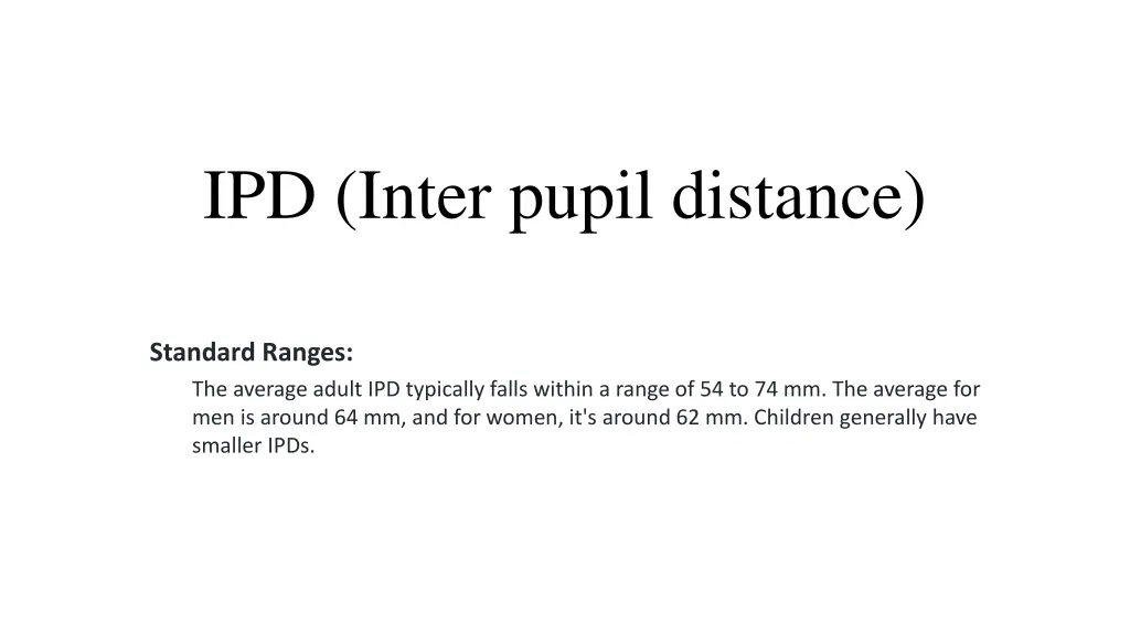 ipd inter pupil distance 5