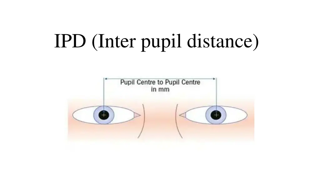 ipd inter pupil distance