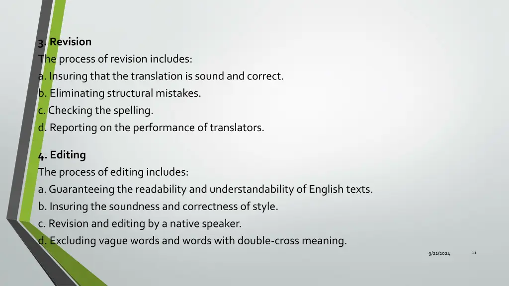 3 revision the process of revision includes