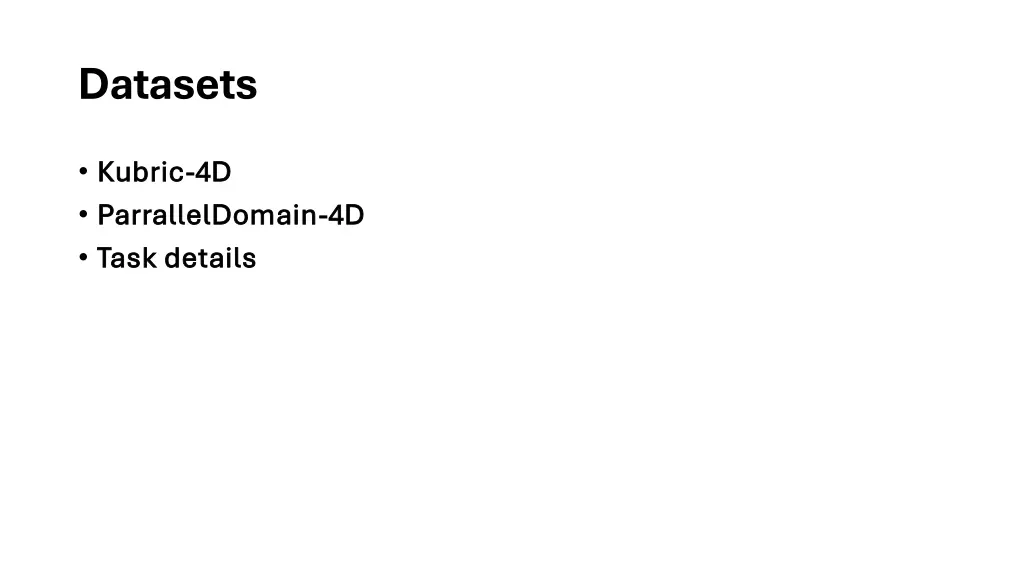 datasets 1