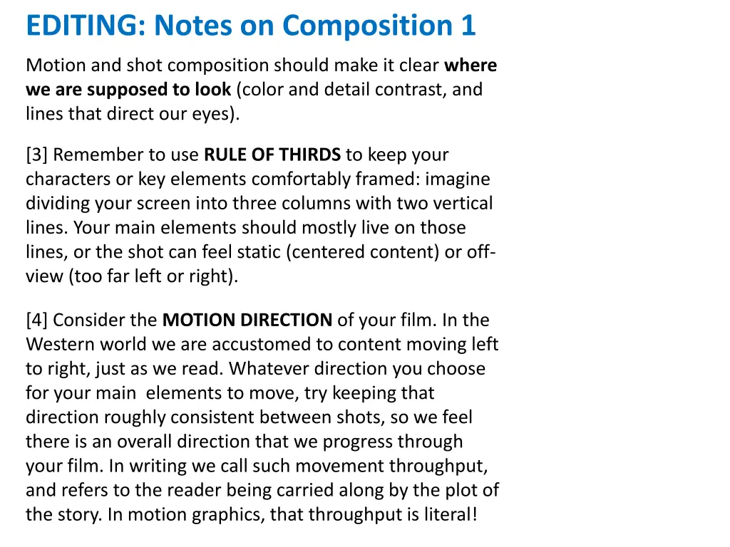 editing notes on composition 1